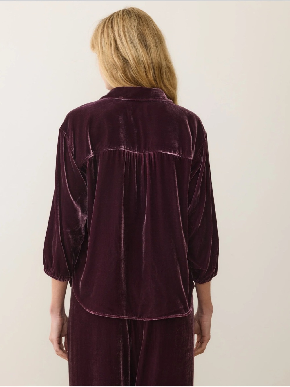 Marine Layer Bella velvet shirt NWT - Picture 5 of 6